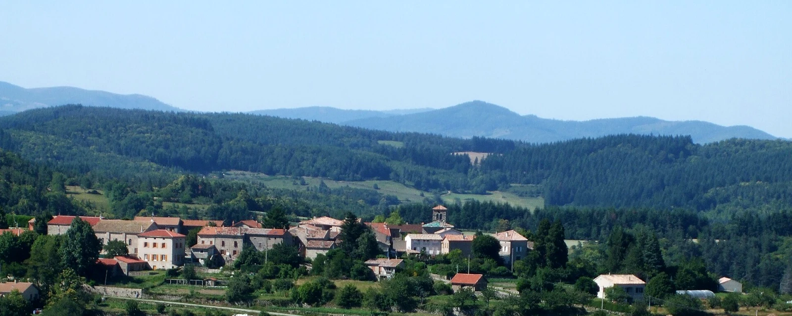 Vue de Saint-Jean-Chambre, Ardèche