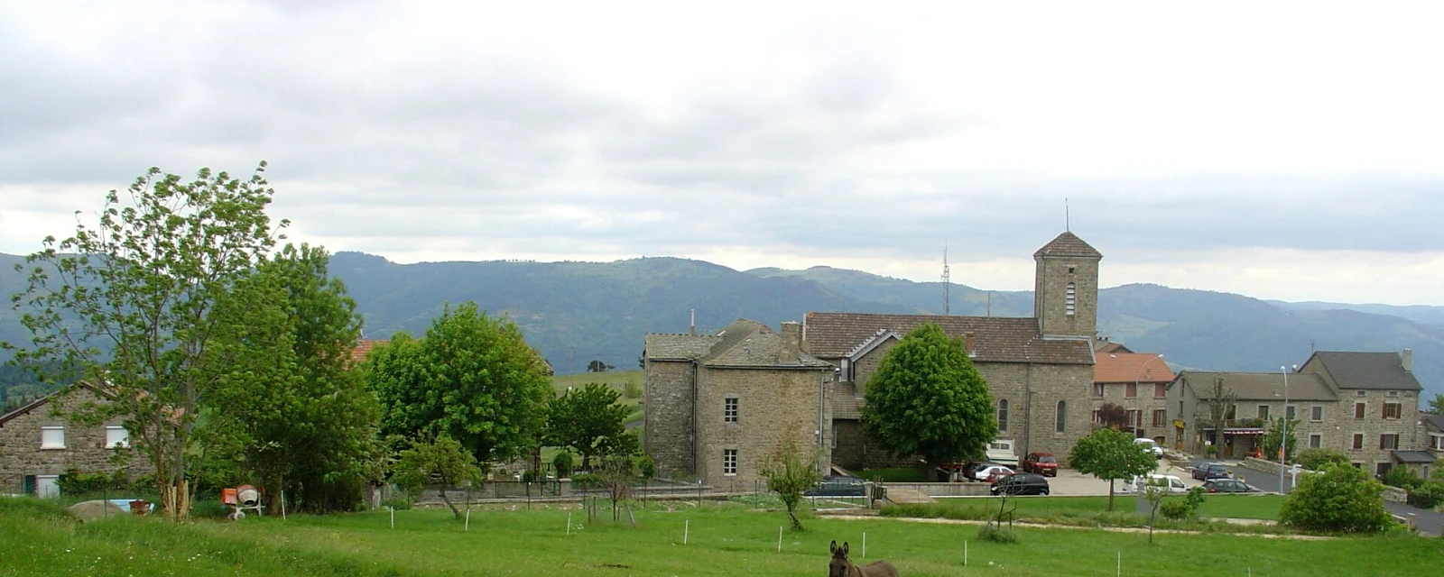 Vue de Saint-Jeure-d'Andaure, Ardèche