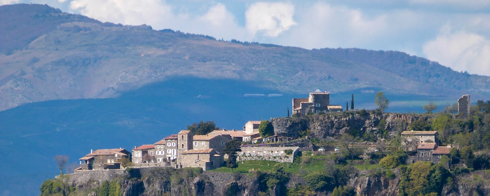 Vue de Saint-Laurent-sous-Coiron, Ardèche