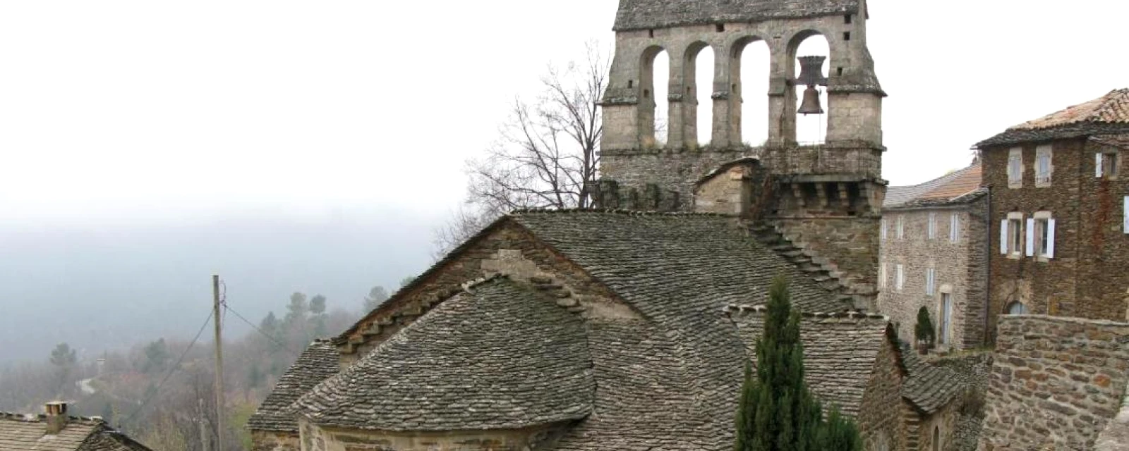Vue de Saint-Pierre-Saint-Jean, Ardèche