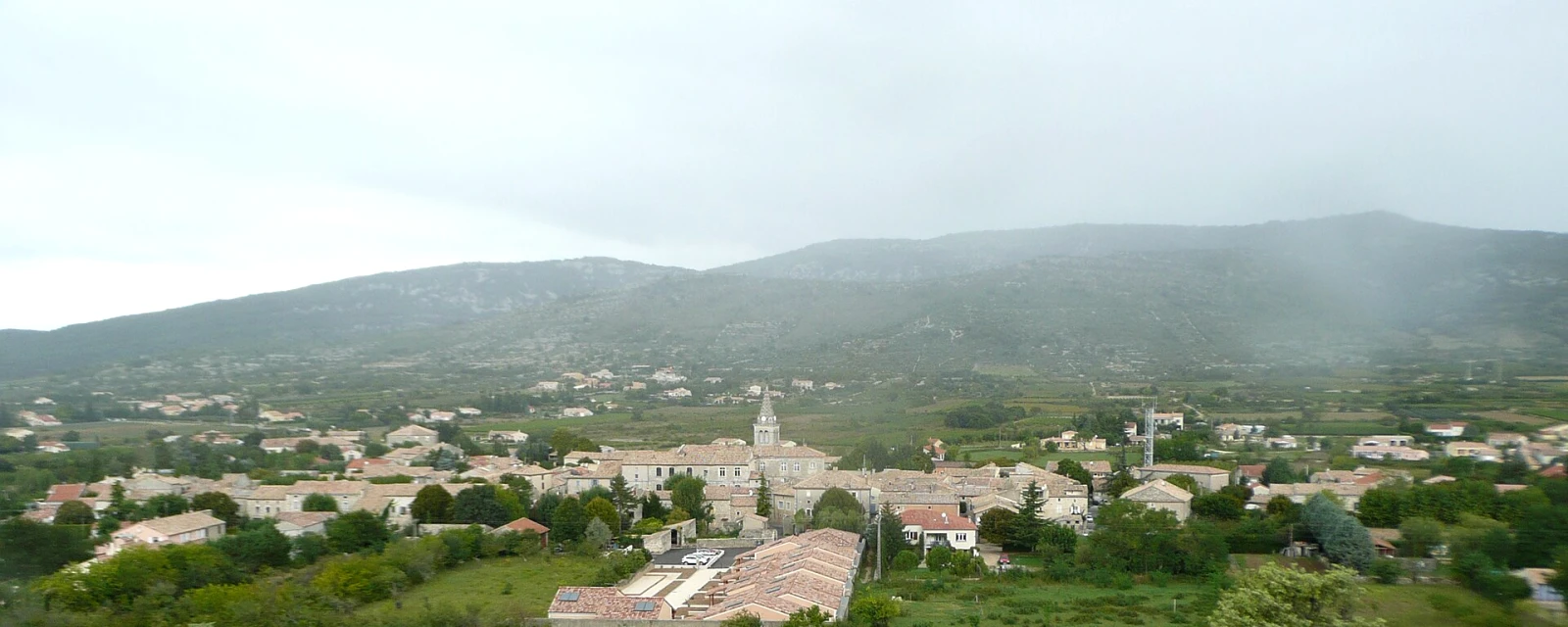 Vue de Saint-Remèze, Ardèche
