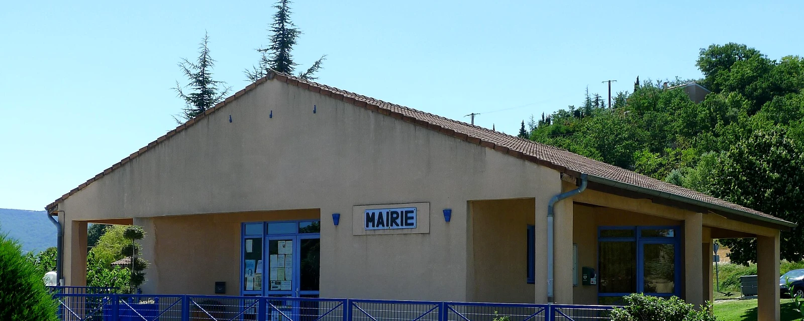 Vue de Saint-Symphorien-sous-Chomérac, Ardèche