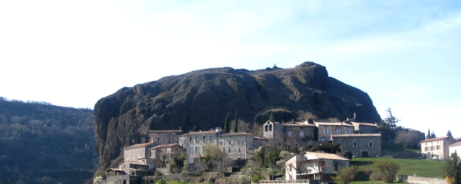 Vue de Sceautres, Ardèche