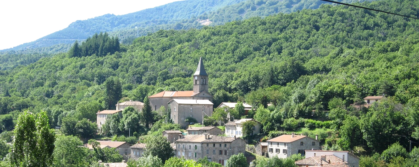 Vue de La Souche, Ardèche