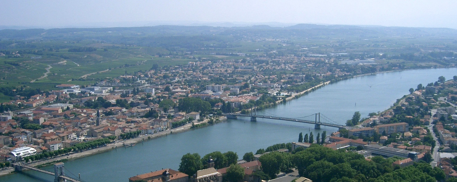 Vue de Tournon-sur-Rhône, Ardèche