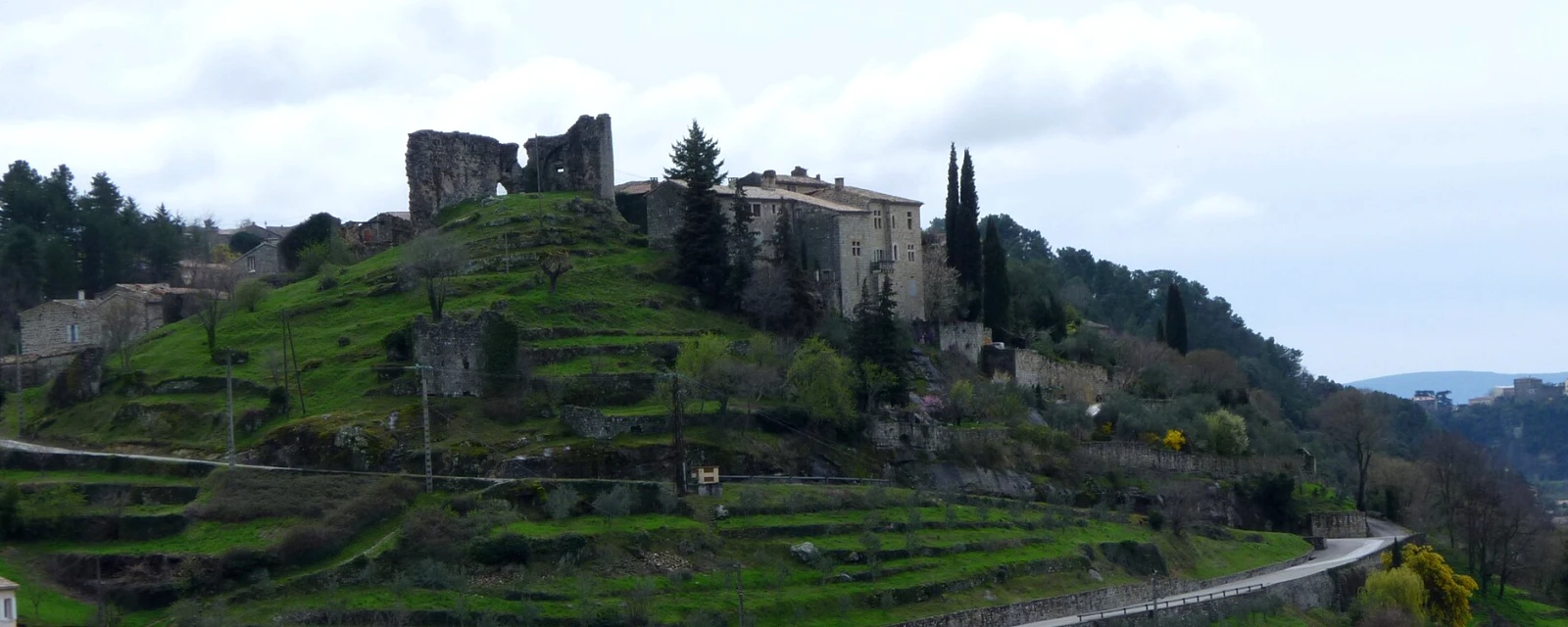 Vue de Ucel, Ardèche