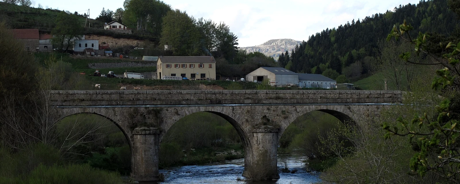 Vue de Usclades-et-Rieutord, Ardèche