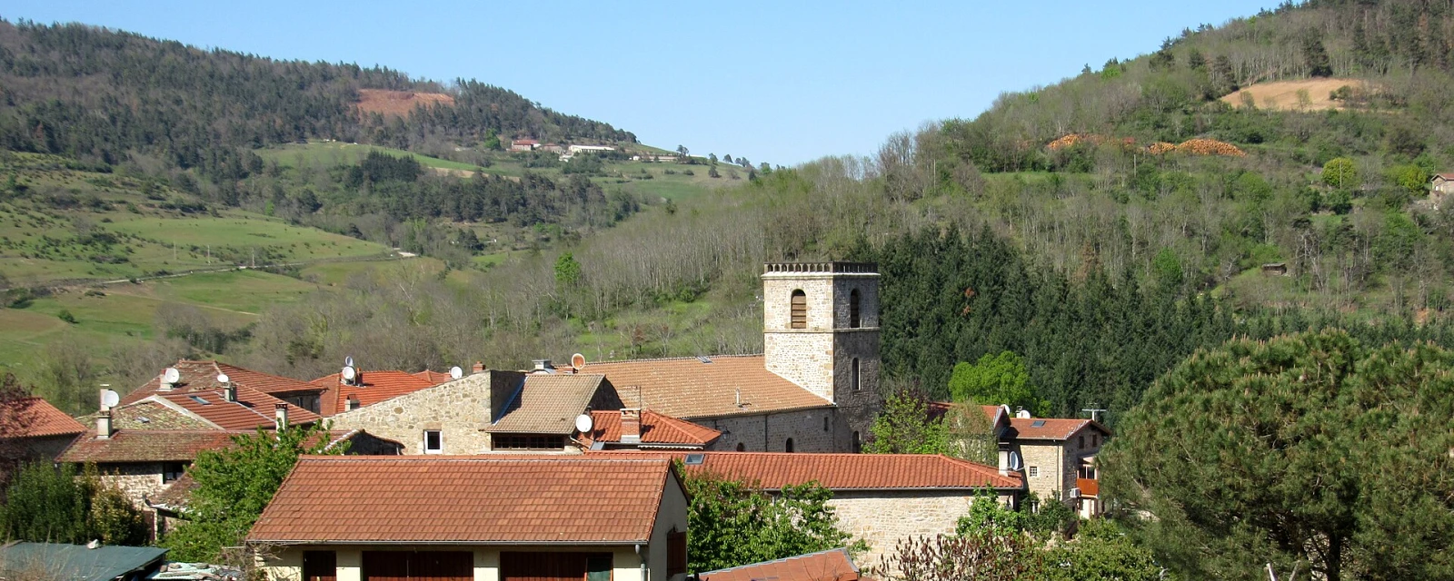 Vue de Vaudevant, Ardèche
