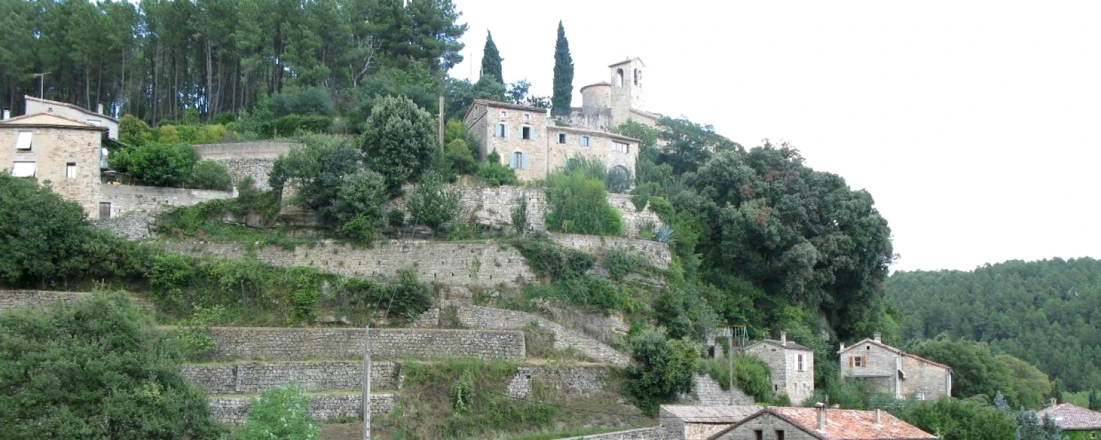 Vue de Vernon, Ardèche