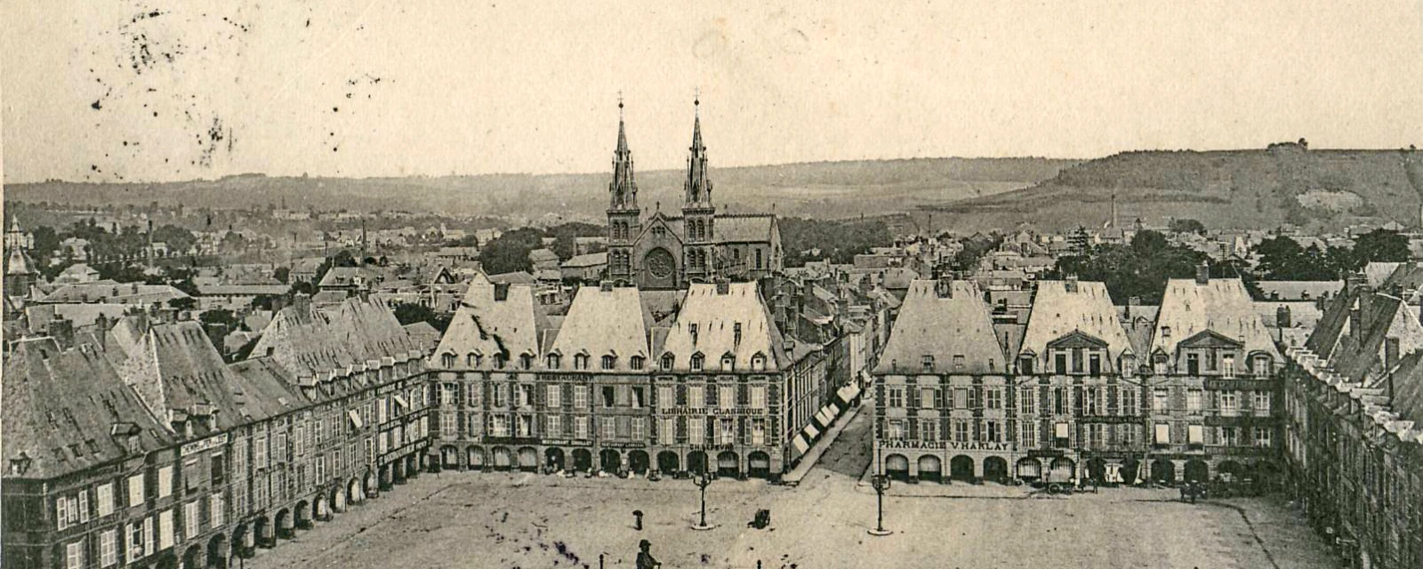Vue de Charleville-Mézières, Ardennes