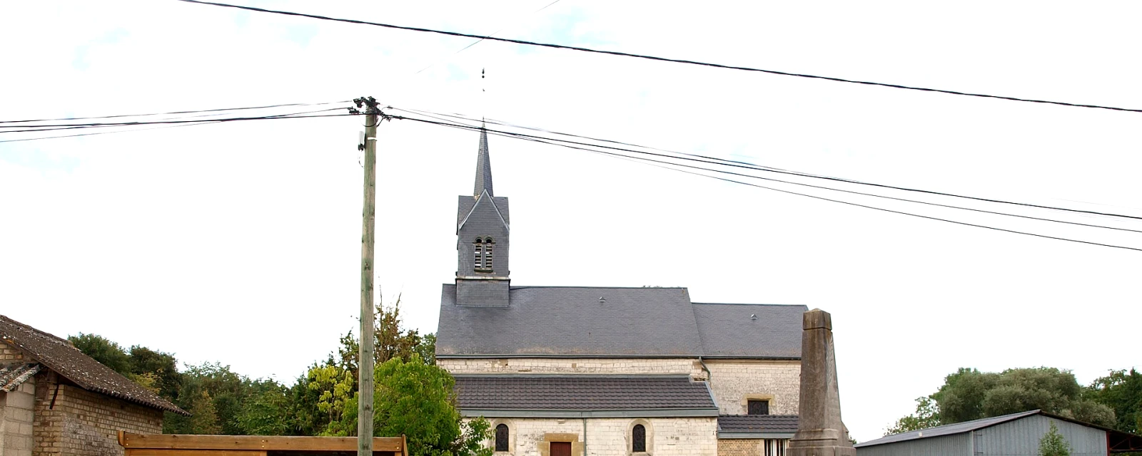 Vue de Saint-Pierre-à-Arnes, Ardennes
