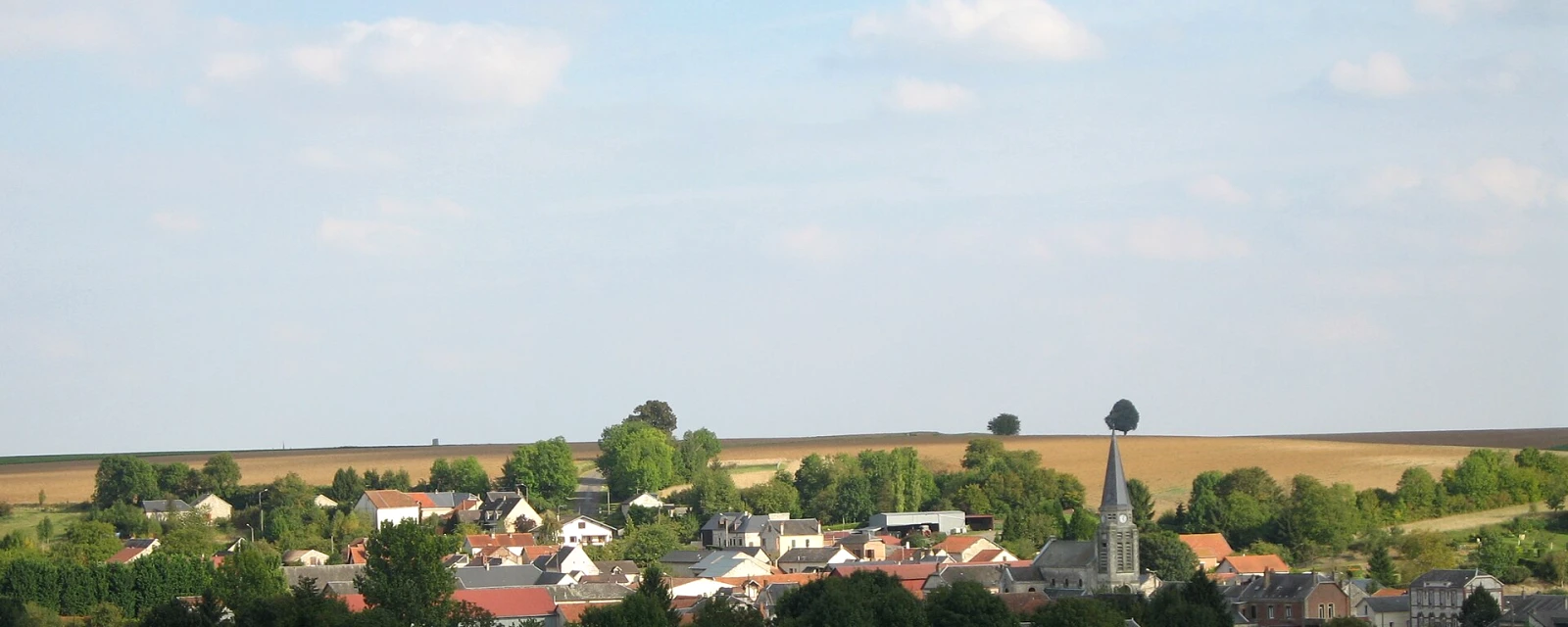 Vue de Saint-Quentin-le-Petit, Ardennes