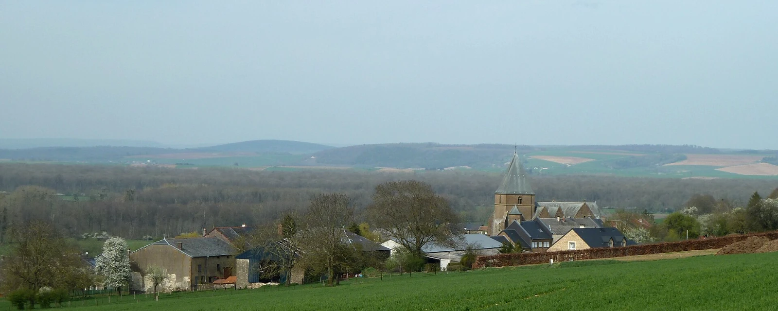 Vue de Tannay-le-Mont-Dieu, Ardennes