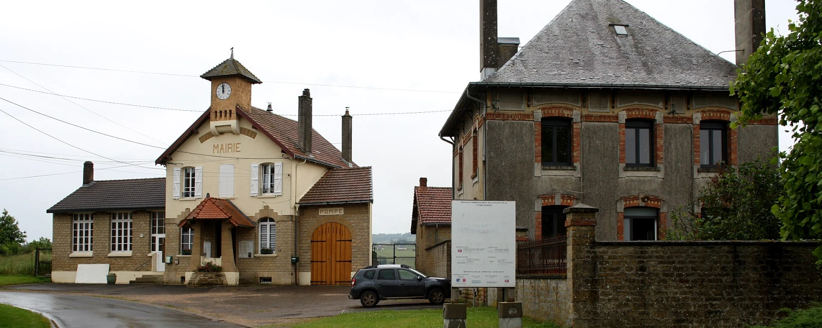 Vue de Villers-devant-Mouzon, Ardennes