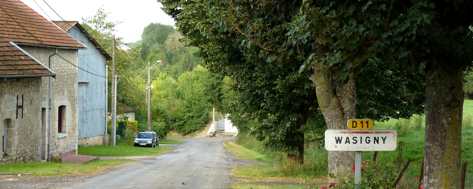 Vue de Wasigny, Ardennes
