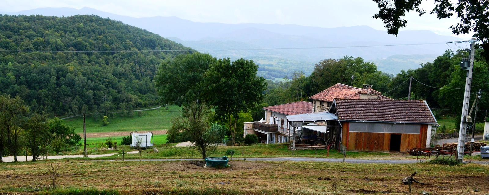 Vue de Allières, Ariège