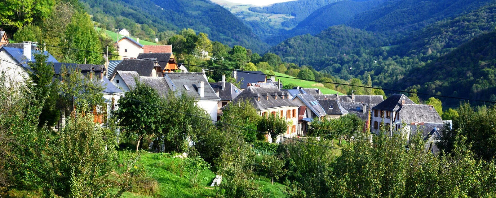 Vue de Arrien-en-Bethmale, Ariège