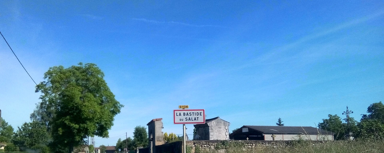 Vue de La Bastide-du-Salat, Ariège