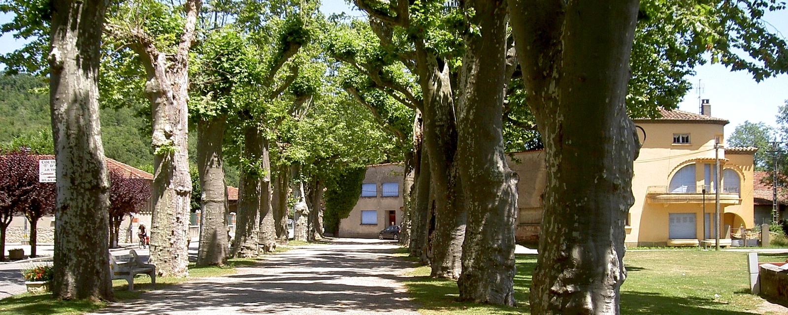 Vue de La Bastide-sur-l'Hers, Ariège