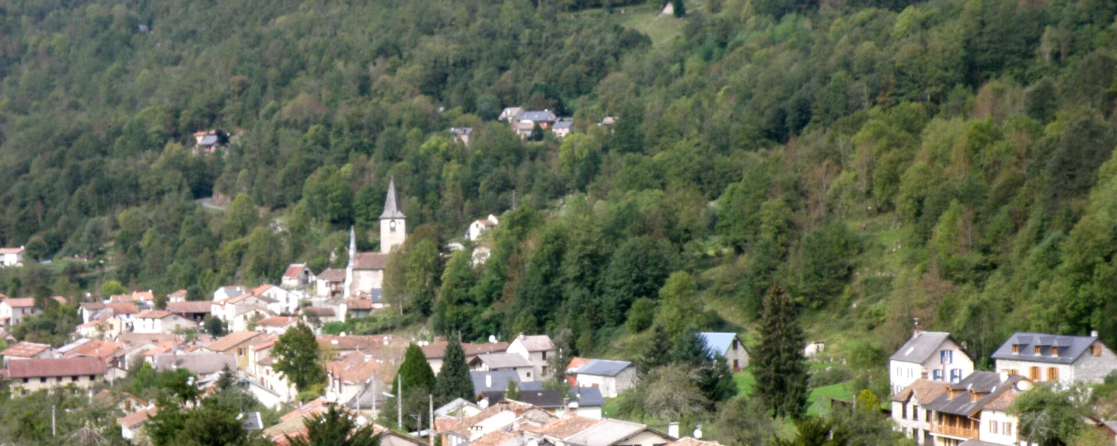 Vue de Ercé, Ariège