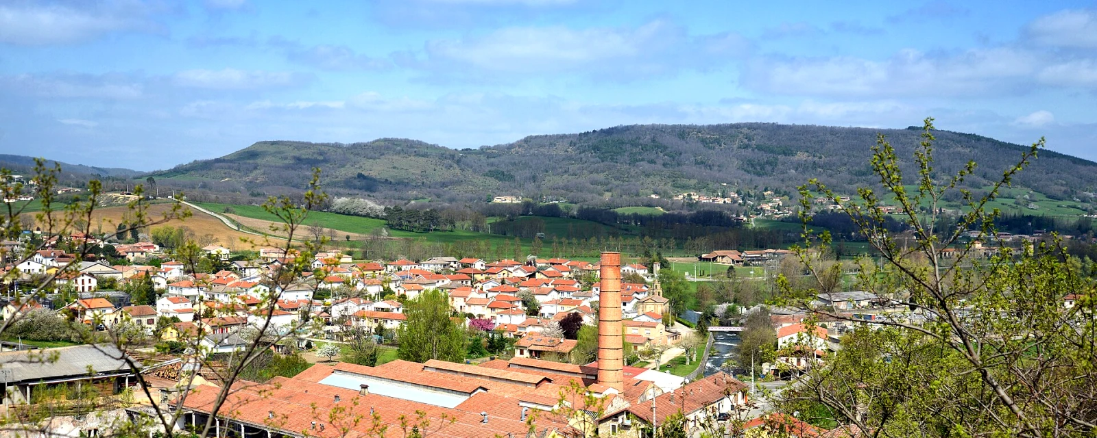Vue de Laroque-d'Olmes, Ariège