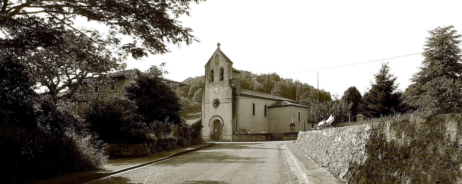 Vue de Mauvezin-de-Prat, Ariège