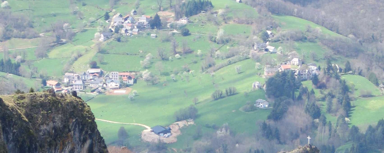 Vue de Moulis, Ariège
