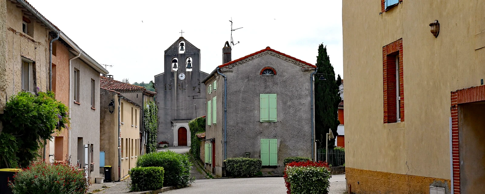 Vue de Saint-Félix-de-Rieutord, Ariège