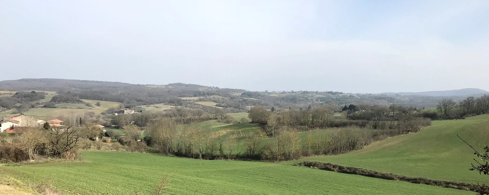 Vue de Saint-Julien-de-Gras-Capou, Ariège