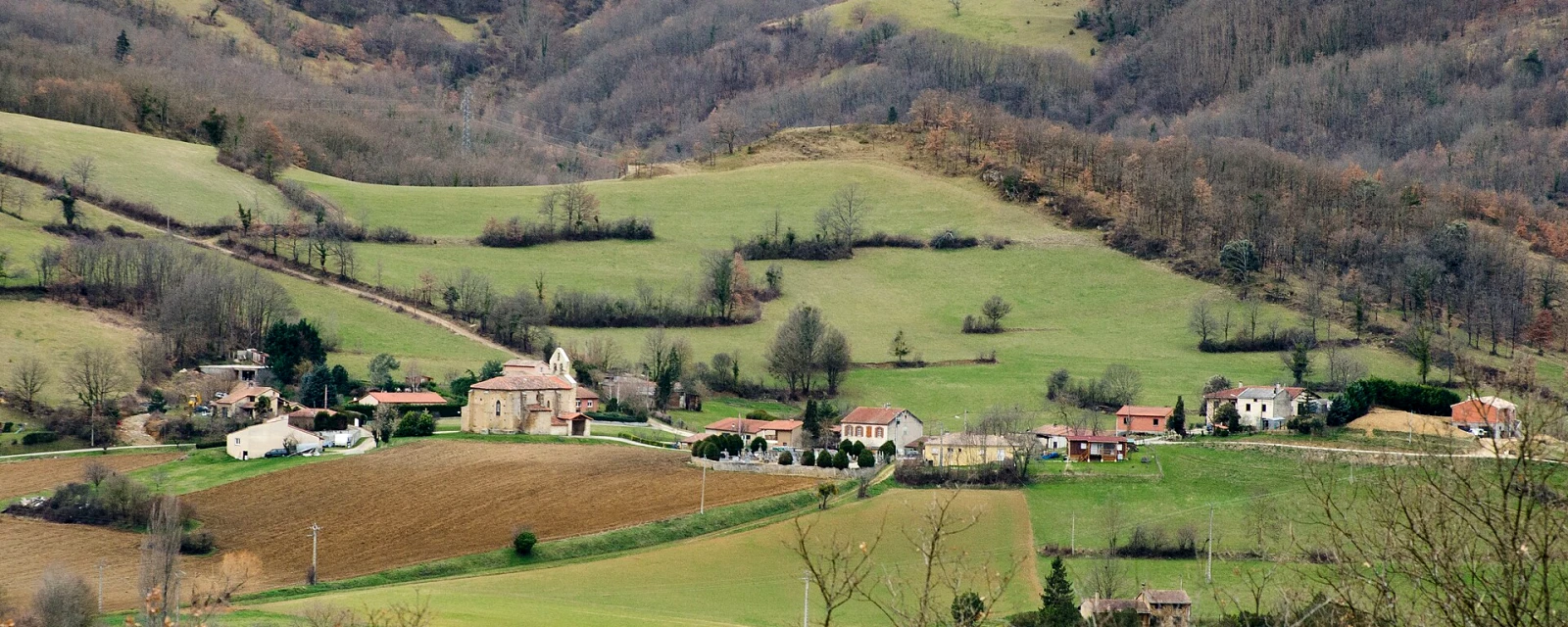 Vue de Ségura, Ariège