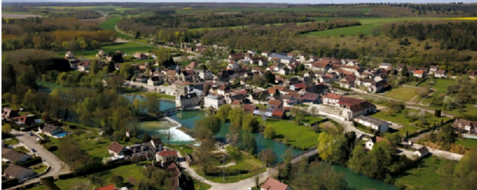 Vue de Bourguignons, Aube