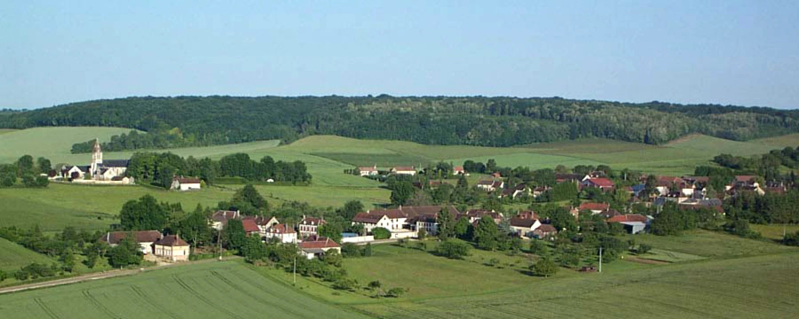 Vue de Eaux-Puiseaux, Aube