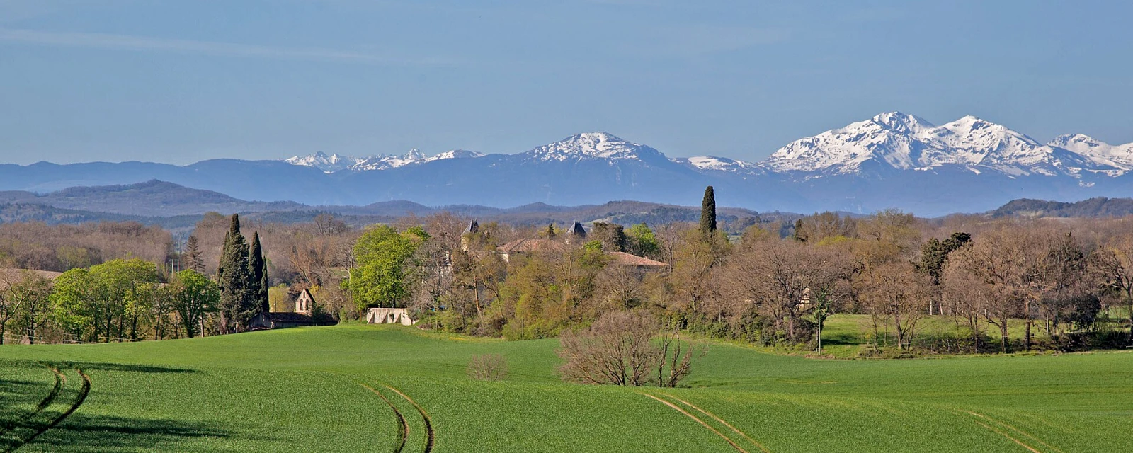 Vue de La Courtète, Aude