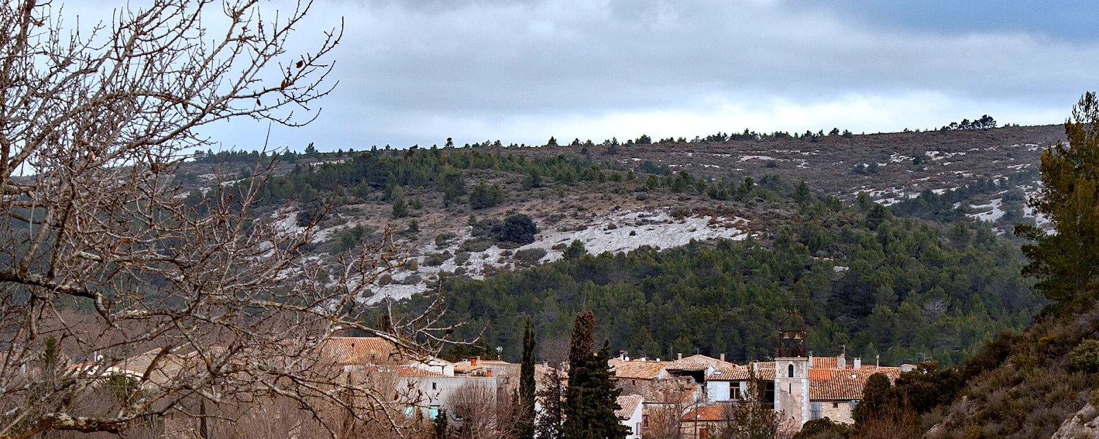 Vue de Coustouge, Aude