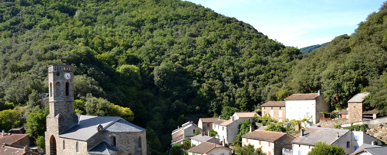 Vue de Miraval-Cabardès, Aude