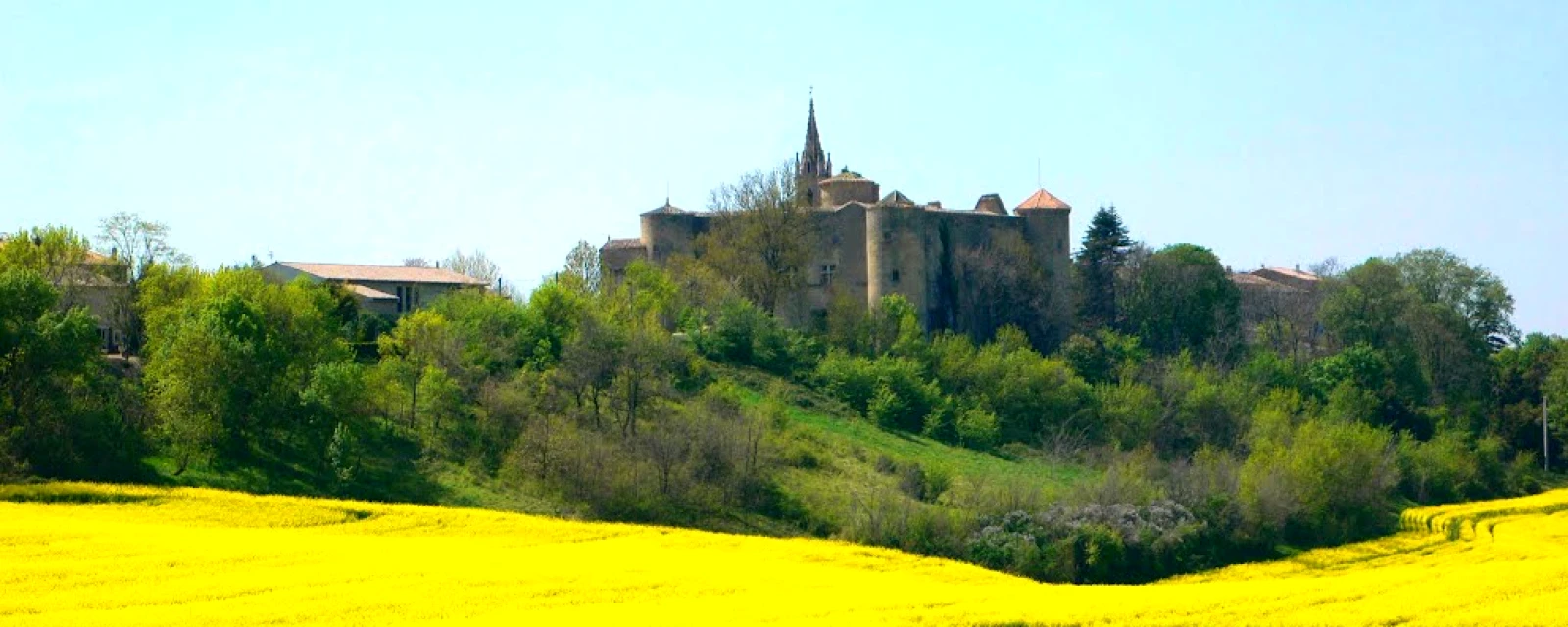 Vue de Montmaur, Aude
