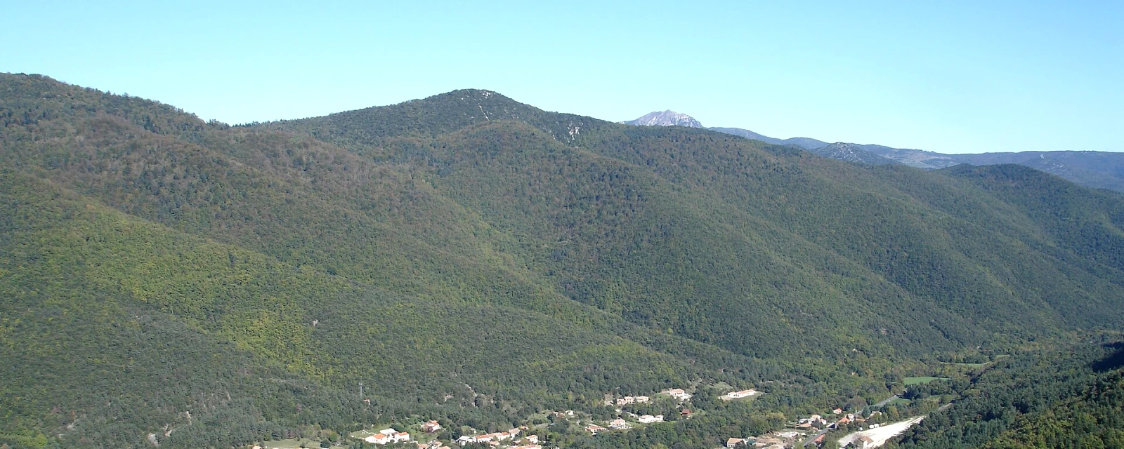 Vue de Puilaurens, Aude