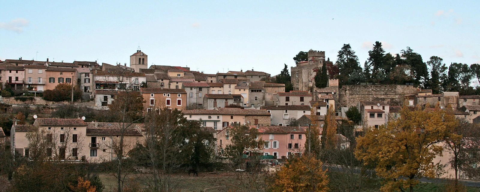 Vue de Raissac-sur-Lampy, Aude