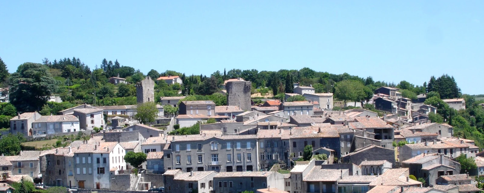 Vue de Saissac, Aude