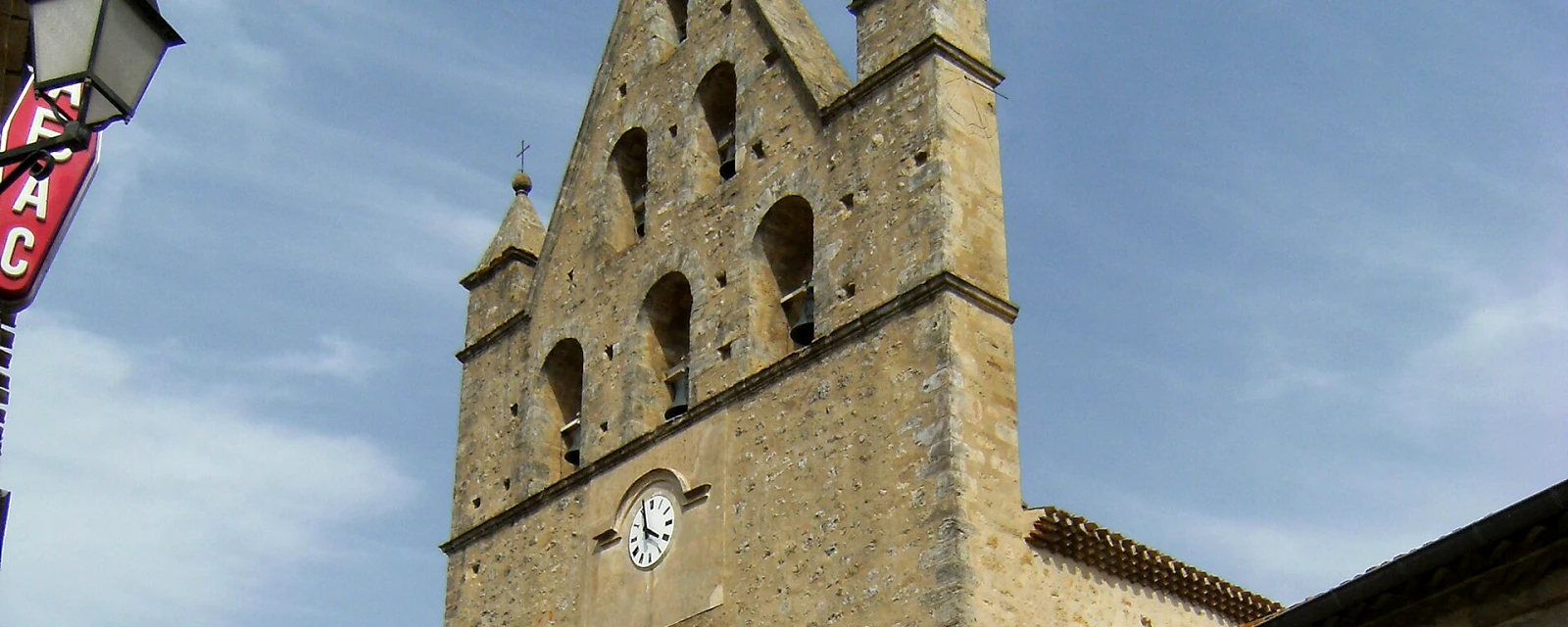 Vue de Salles-sur-l'Hers, Aude