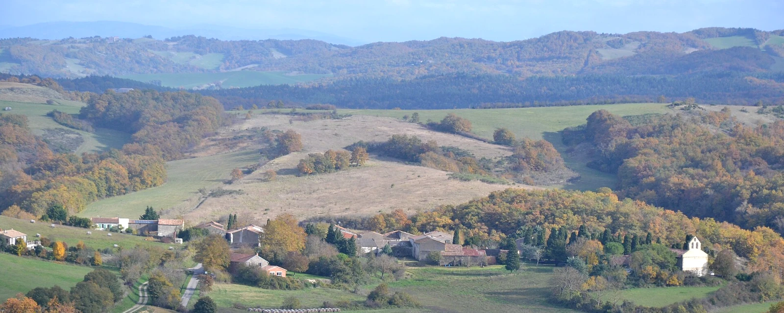 Vue de Seignalens, Aude