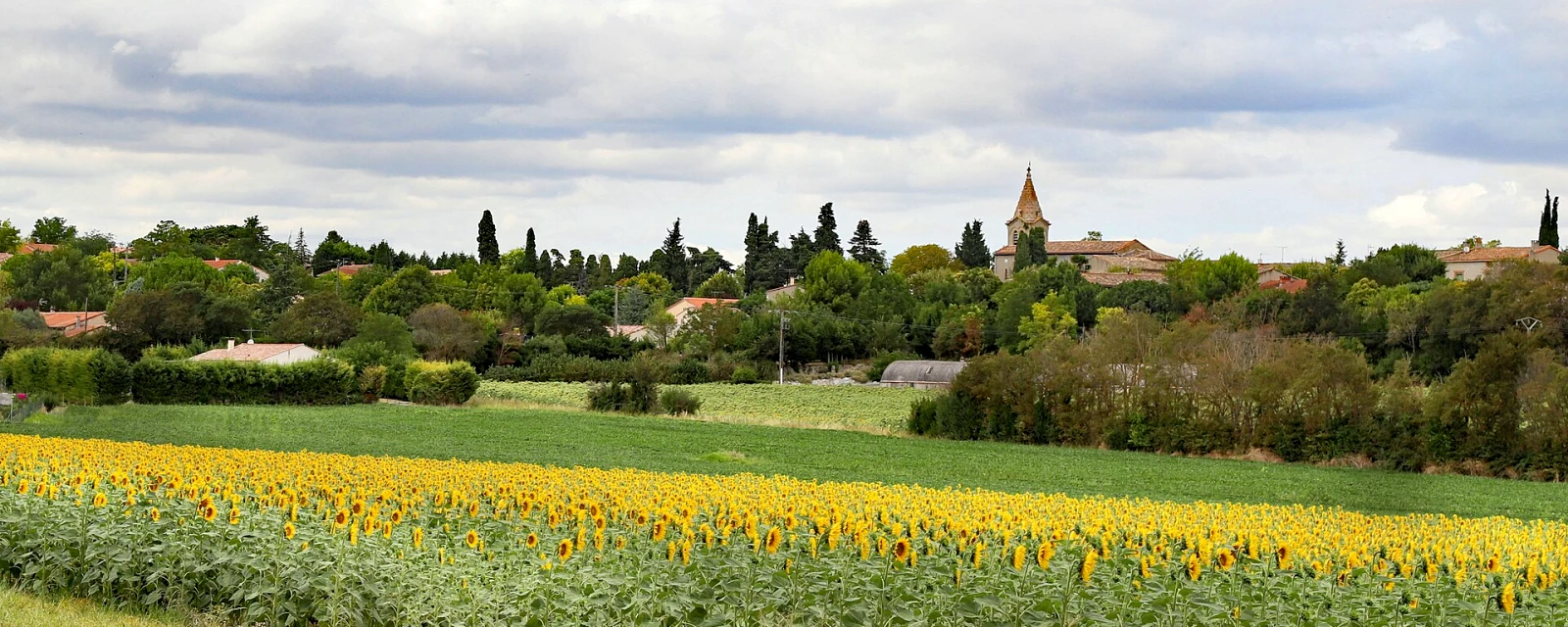 Vue de Souilhanels, Aude
