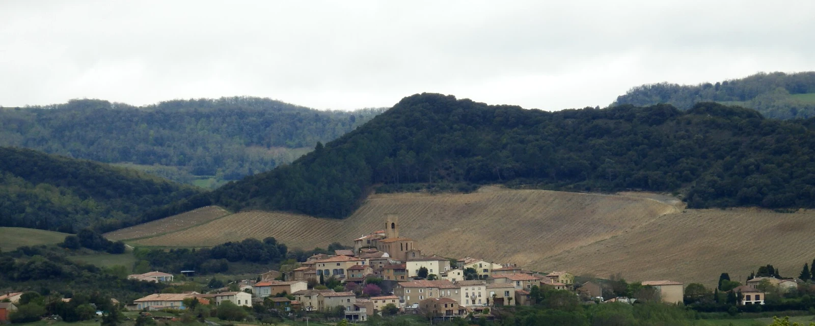 Vue de Villelongue-d'Aude, Aude