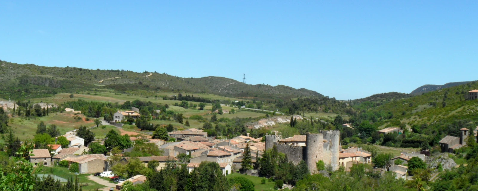 Vue de Villerouge-Termenès, Aude