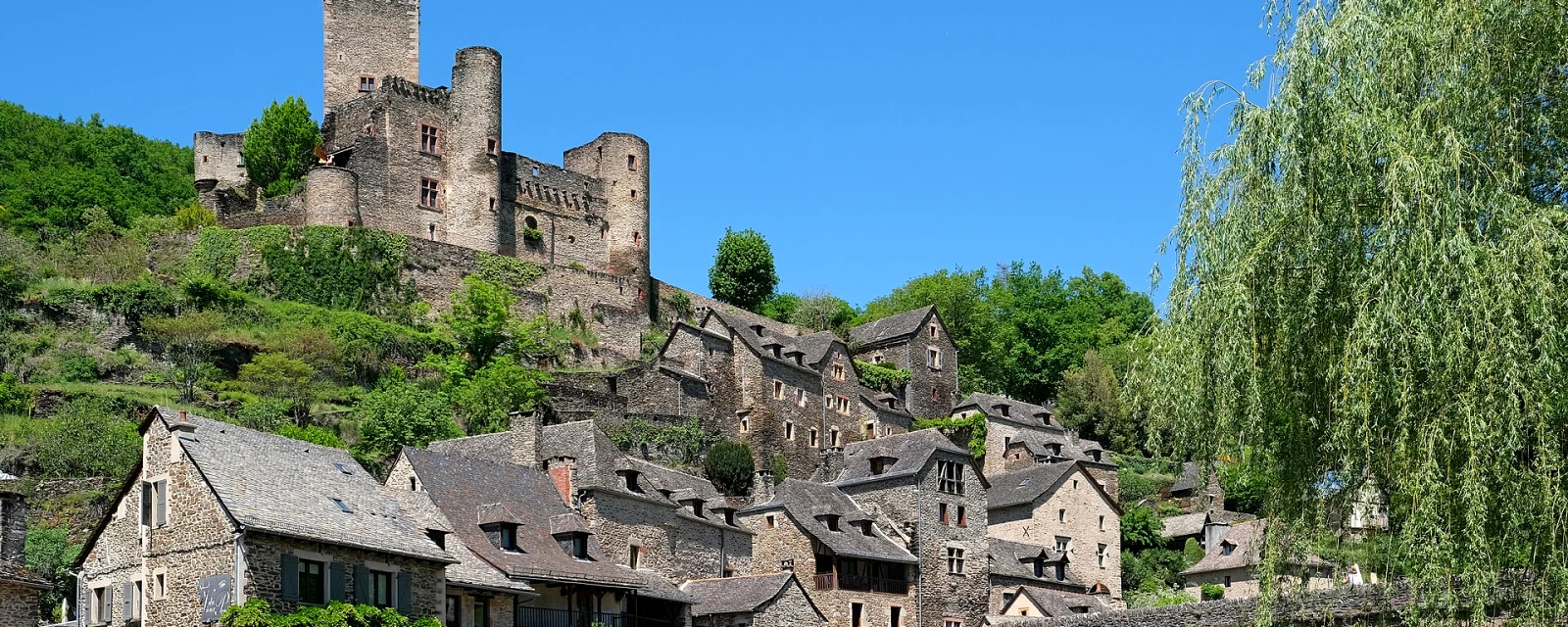 Vue de Belcastel, Aveyron