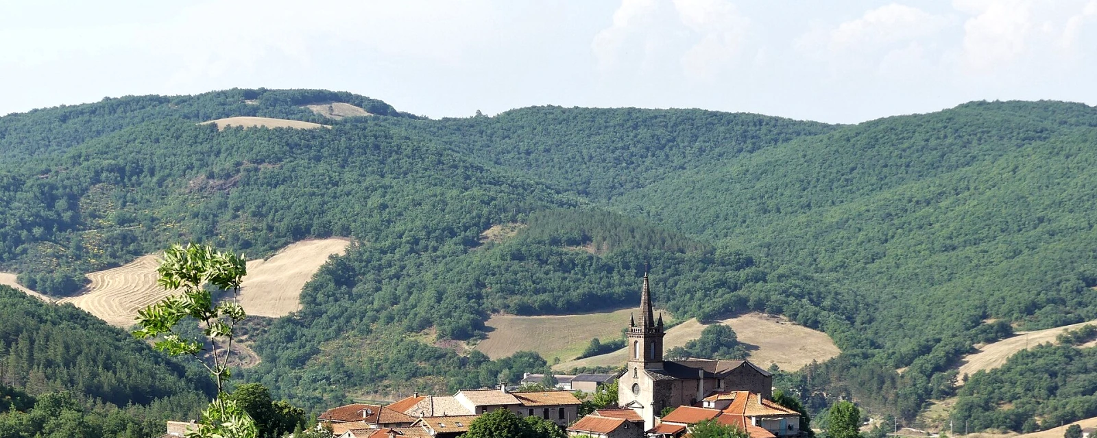 Vue de Calmels-et-le-Viala, Aveyron