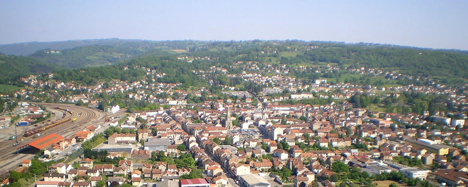 Vue de Capdenac-Gare, Aveyron