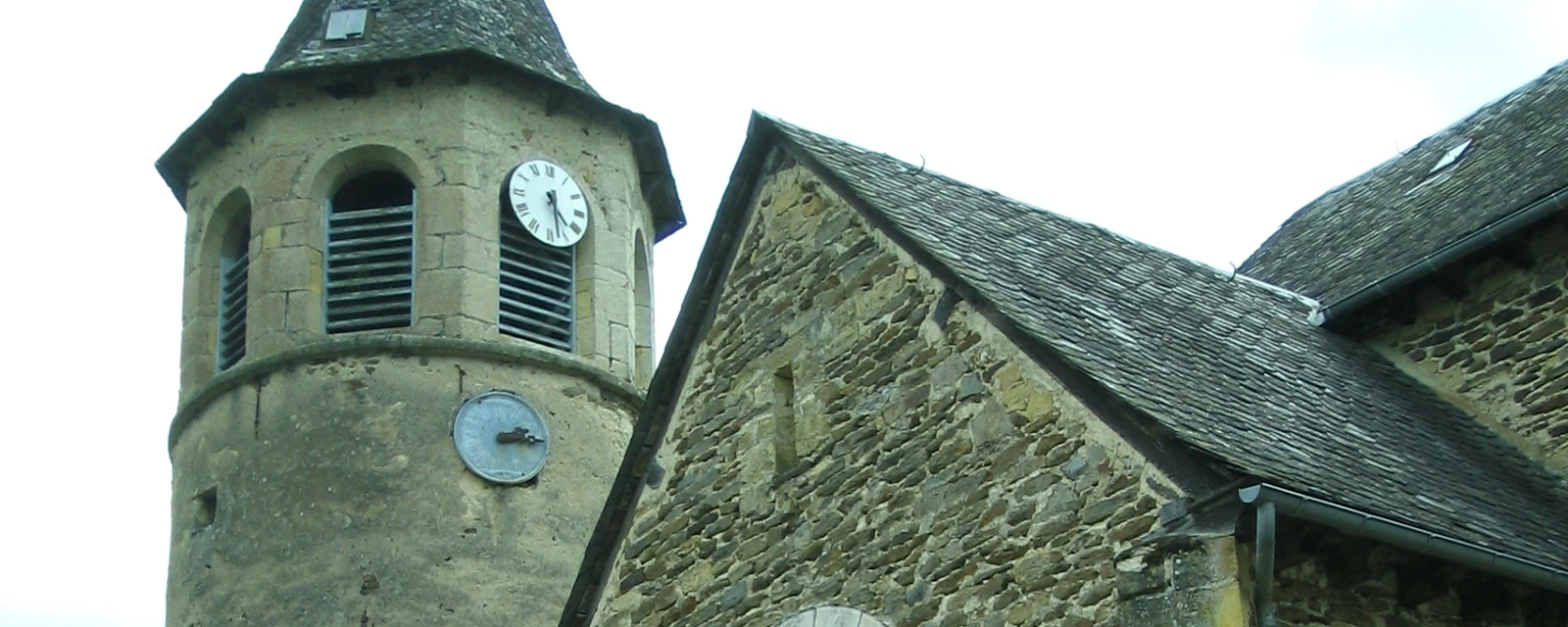 Vue de Castelnau-de-Mandailles, Aveyron