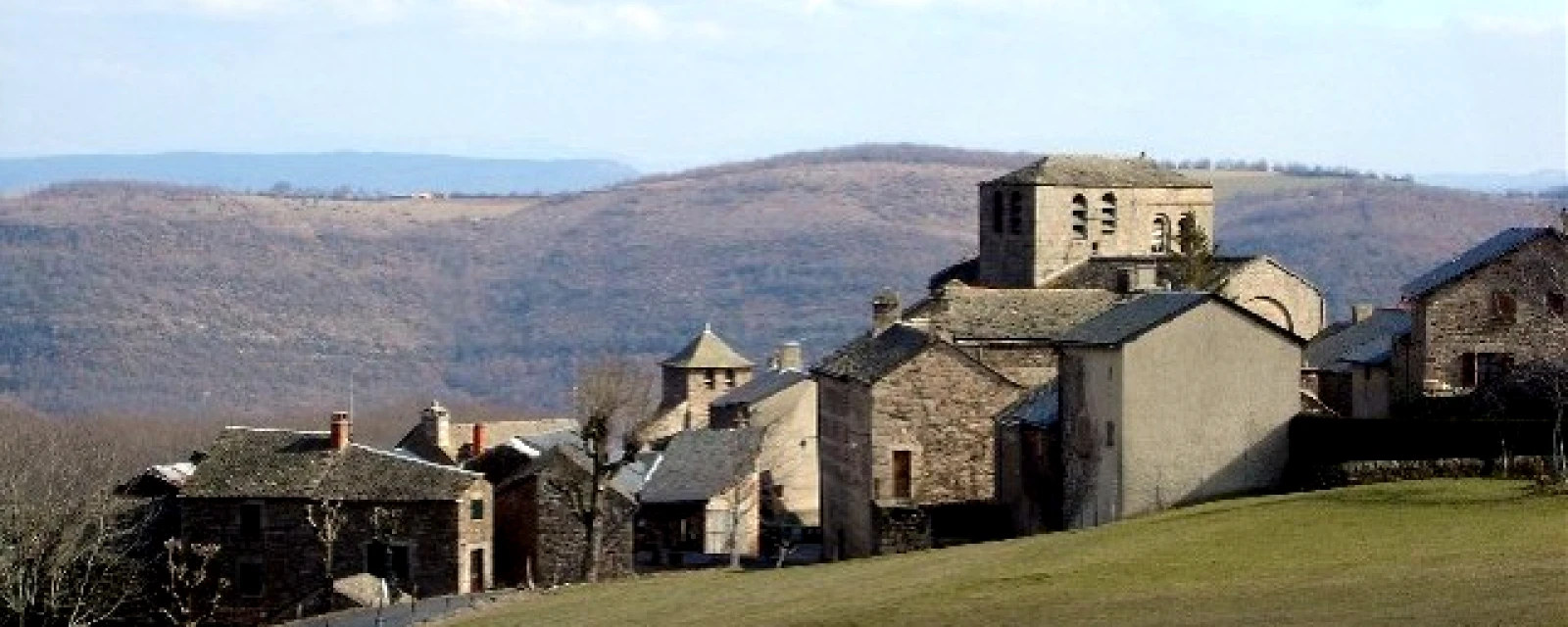 Vue de Castelnau-Pégayrols, Aveyron