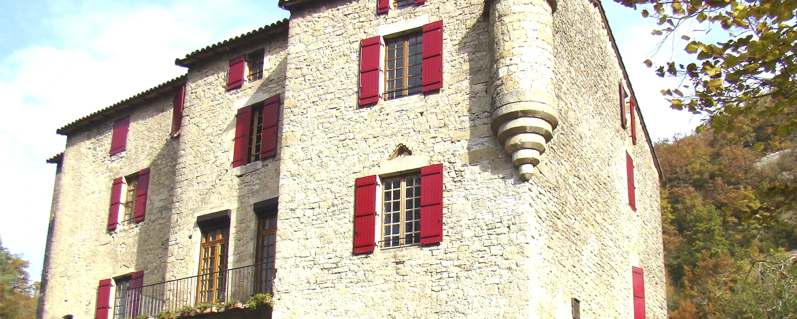 Vue de Cornus, Aveyron